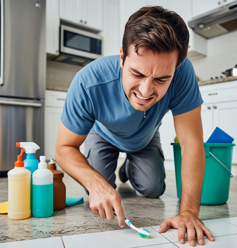 Don't make tile cleaning hard