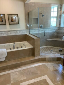 clean tile in your bathroom