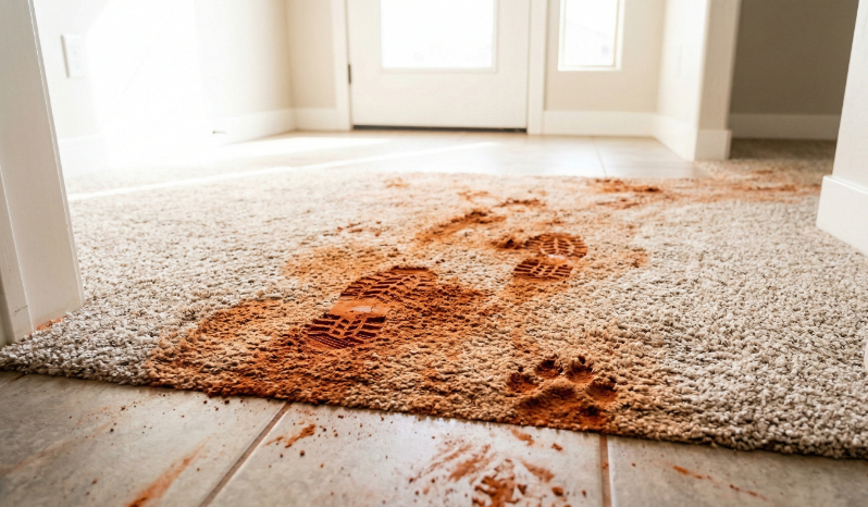 Red dirt of st george getting into your floor