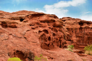 St. George red rock