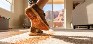 Vacuuming Carpet
