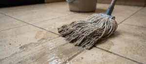 Why tile grout changes color